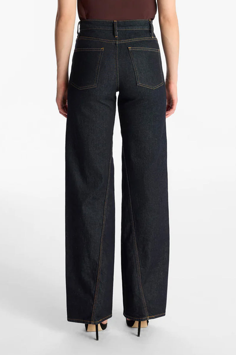 Abbott Jean in Washed Indigo