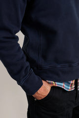 Som Half Zip Sweatshirt in Navy