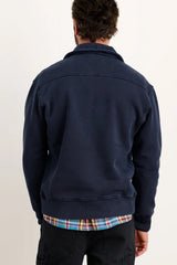 Som Half Zip Sweatshirt in Navy