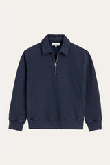 Som Half Zip Sweatshirt in Navy