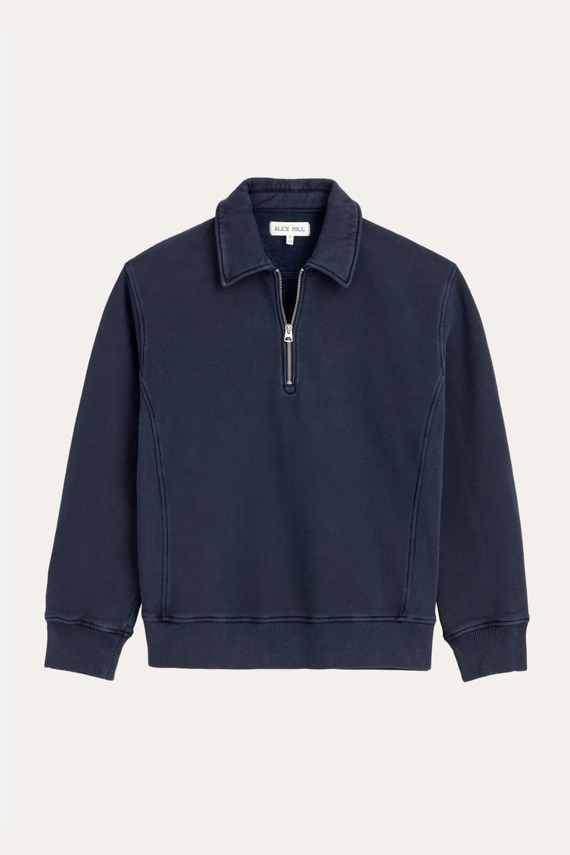 Som Half Zip Sweatshirt in Navy