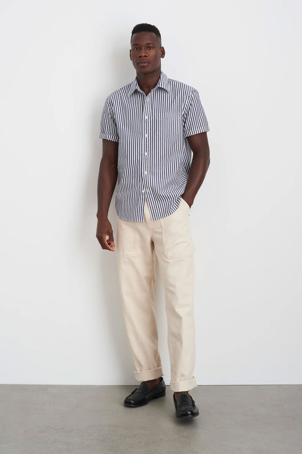 Alex Mill Short Sleeve Mill Shirt in Stripe