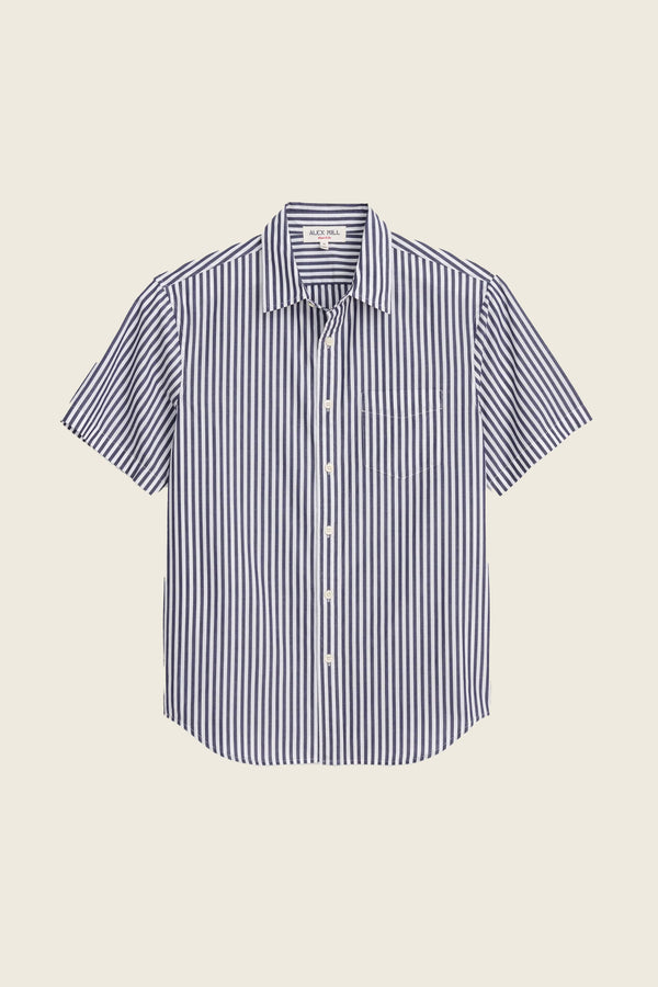 Alex Mill Short Sleeve Mill Shirt in Stripe