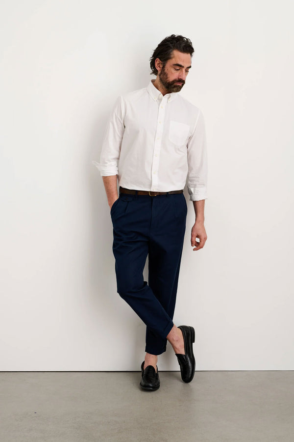 Alex Mill Standard Pleated Pant in Cotton Linen