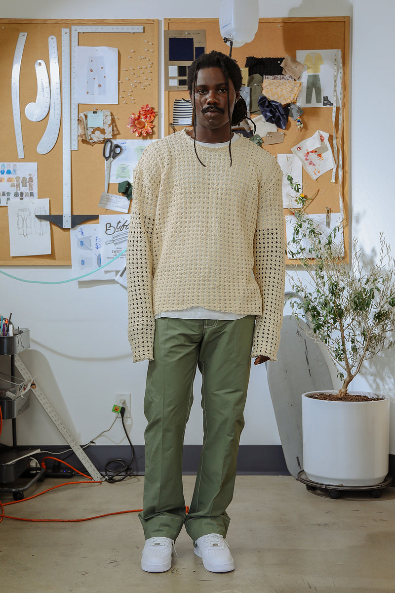 Hand Crocheted Crewneck