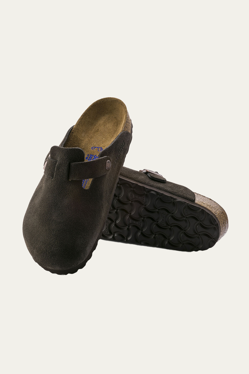 Birkenstock Boston Mocha Suede 