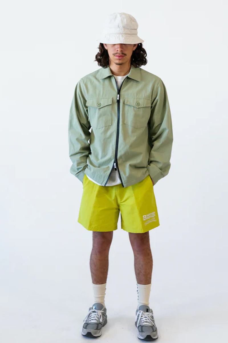 Brother Brother Ripstop Military Zip LS Shirt