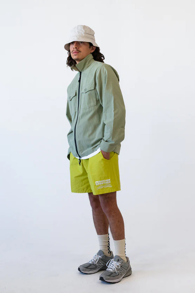 Brother Brother Ripstop Military Zip LS Shirt