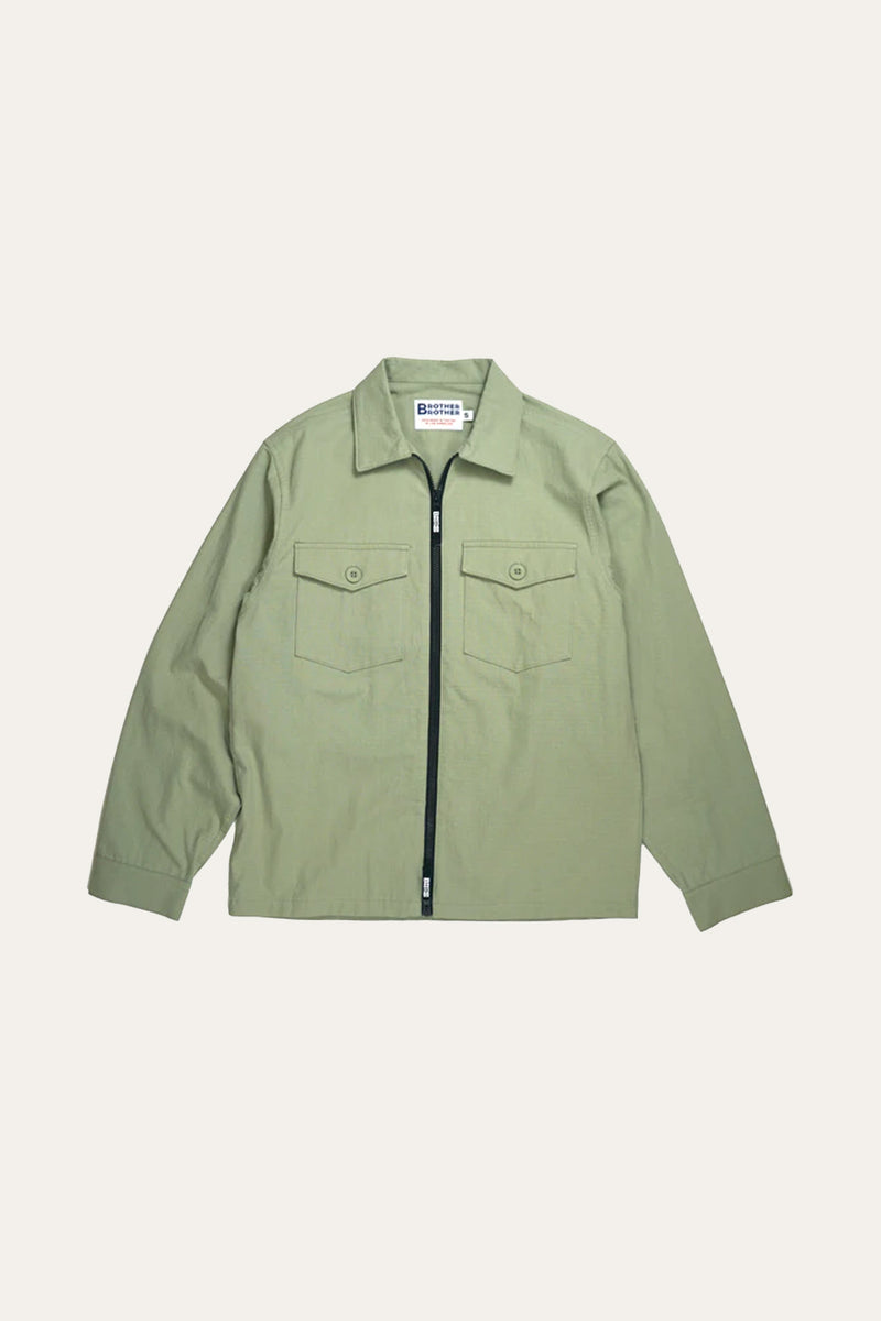 Brother Brother Ripstop Military Zip LS Shirt