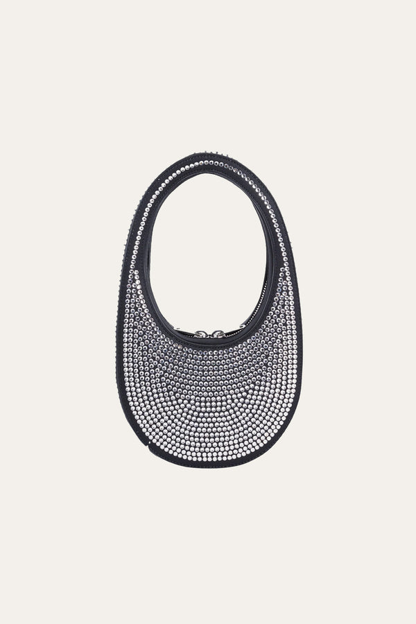 Crystal-Embellished Mini Swipe Bag
