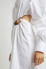 Christopher Esber Folia Float Buckle Shirt Dress