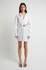 Christopher Esber Folia Float Buckle Shirt Dress