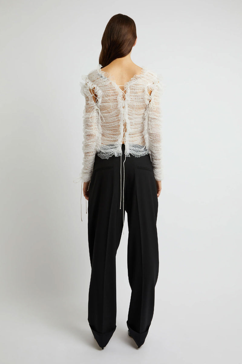 Christopher Esber Satin Waist Pegged Trouser