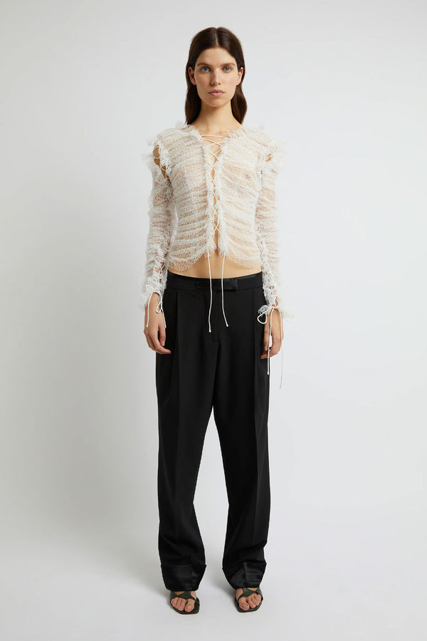 Christopher Esber Satin Waist Pegged Trouser