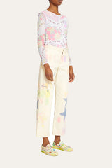 Collina Strada Cotton Twill Chason Pant Star Burst