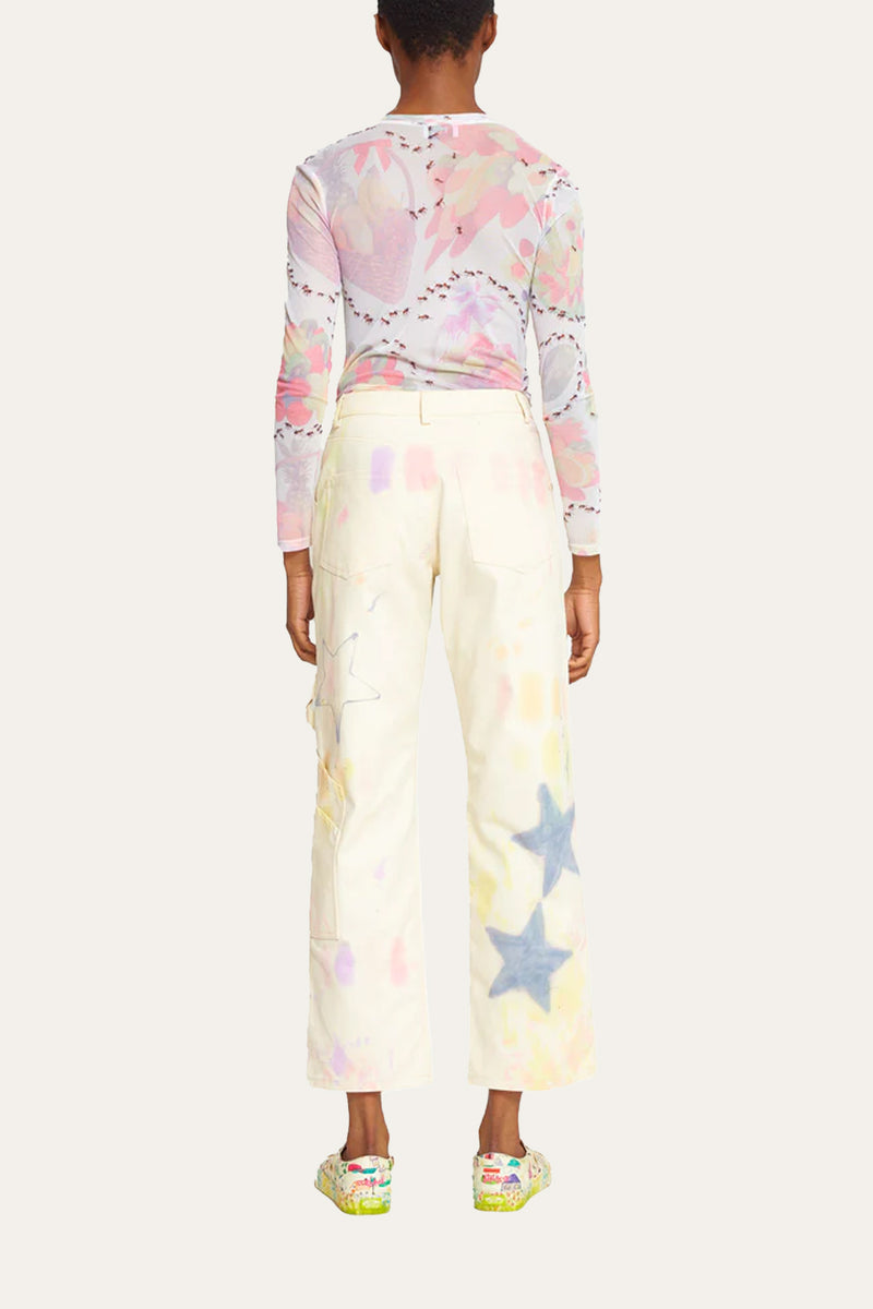 Collina Strada Cotton Twill Chason Pant Star Burst