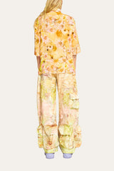 Collina Strada Rose Sylk Sequin Market Button Up