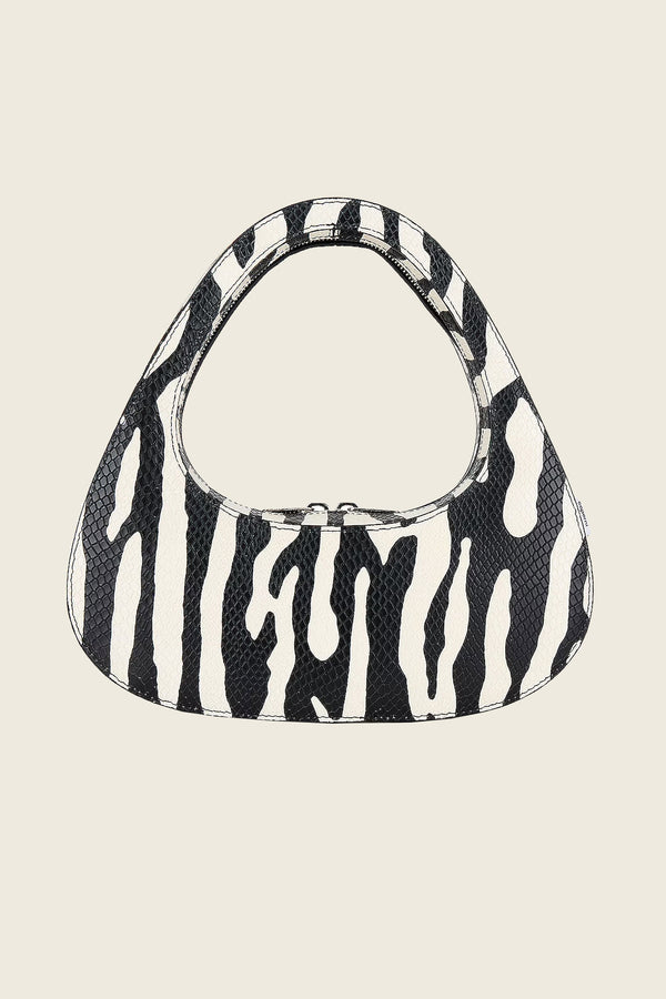 Coperni Zebra Print Baguette Swipe Bag