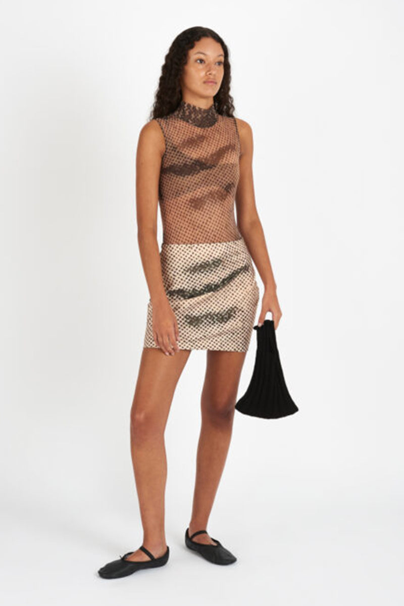 Mabel Silk Mini Skirt