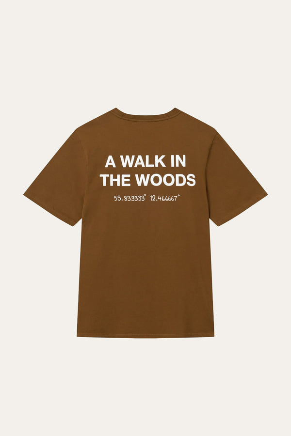 FORET Culture T-Shirt in Brown