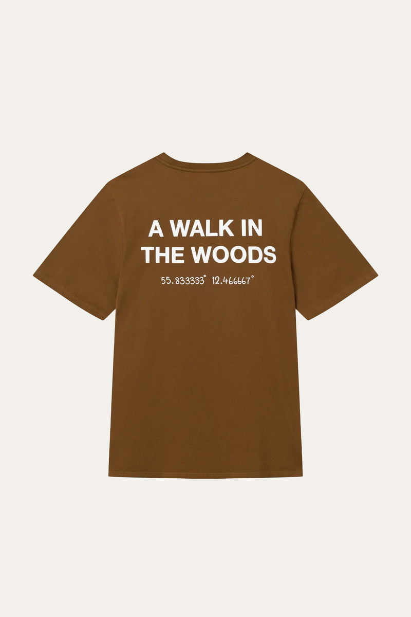 FORET Culture T-Shirt in Brown