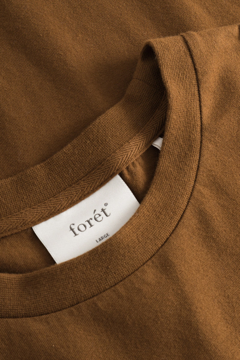 FORET Culture T-Shirt in Brown