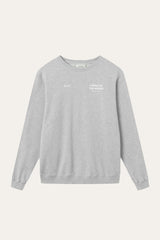 FORET Homage Sweatshirt in Light Grey Melange