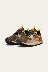 Flower Mountain Yamano 3 Man Olive Multi Sneaker