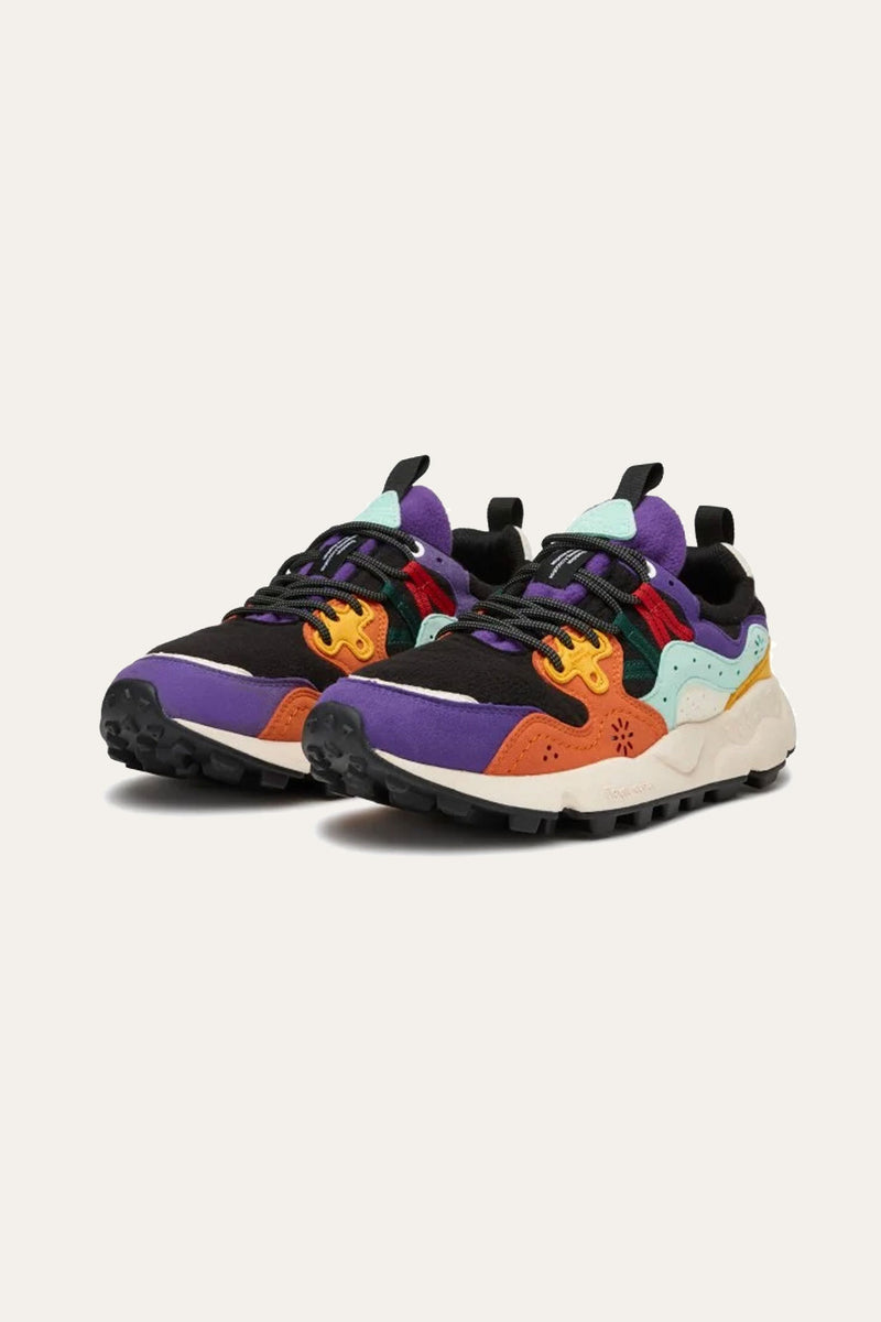 Flower Mountain Yamano 3 Uni Eco Suede/Eco Fleece Navy-Orange
