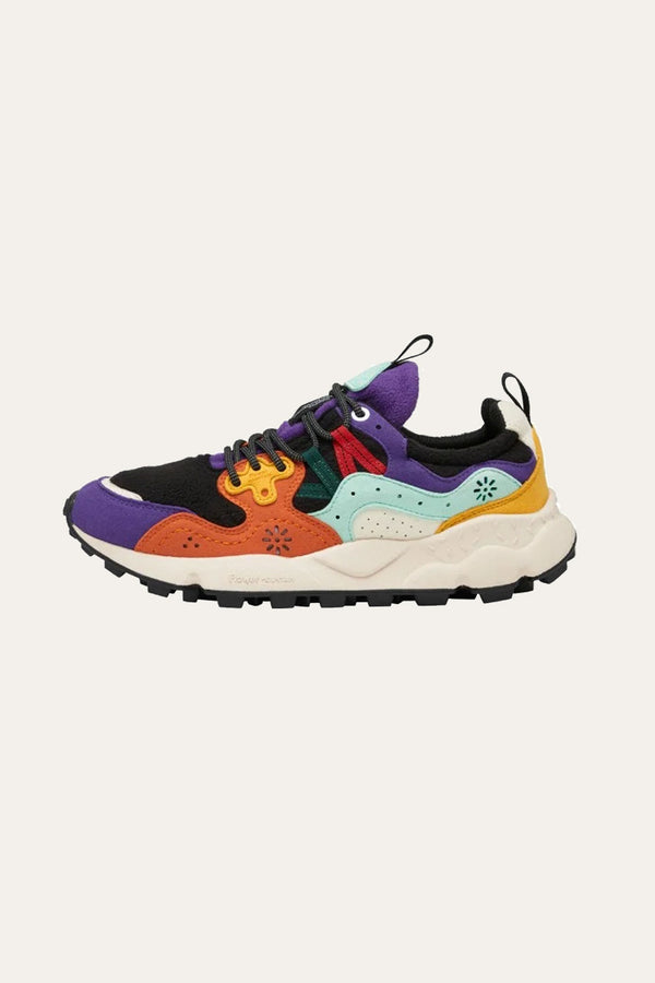 Flower Mountain Yamano 3 Uni Eco Suede/Eco Fleece Navy-Orange