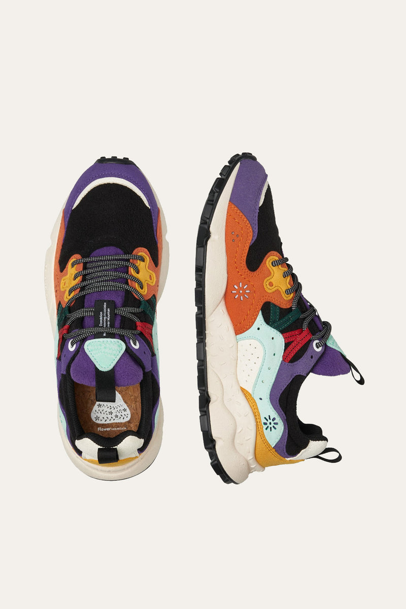 Flower Mountain Yamano 3 Uni Eco Suede/Eco Fleece Navy-Orange