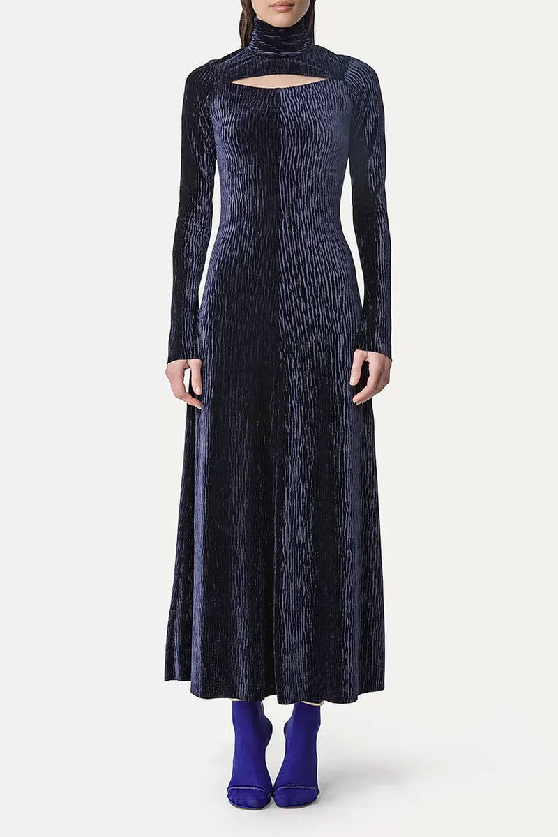 forte forte Crush Velvet Long Dress
