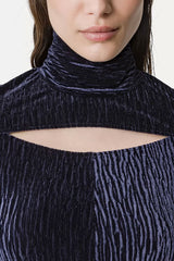 forte forte Crush Velvet Long Dress