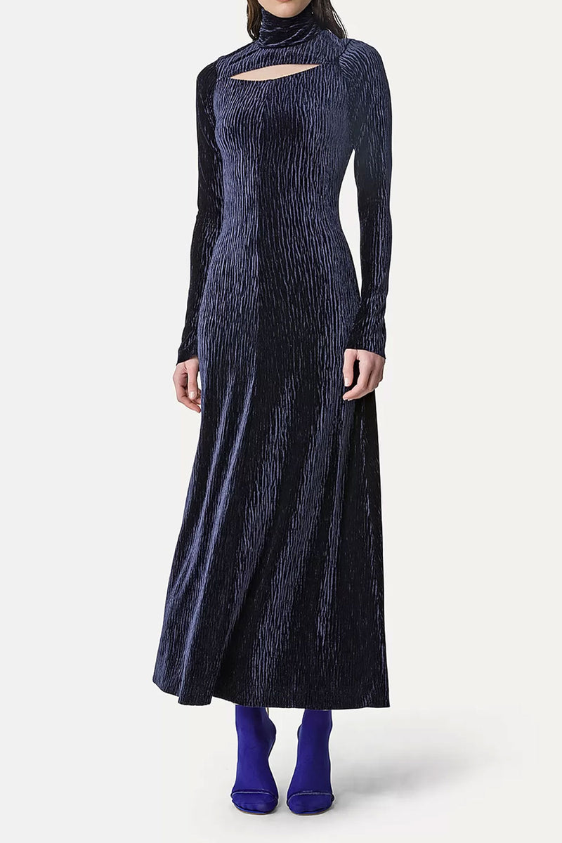 forte forte Crush Velvet Long Dress
