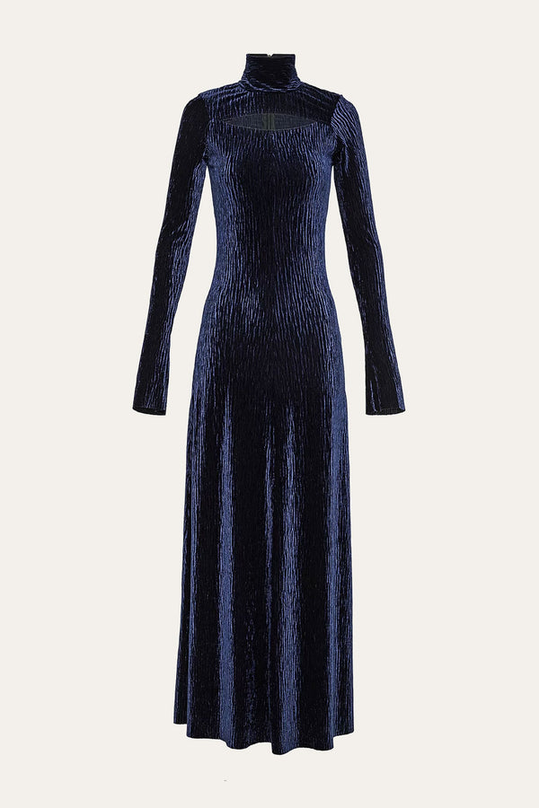 forte forte Crush Velvet Long Dress
