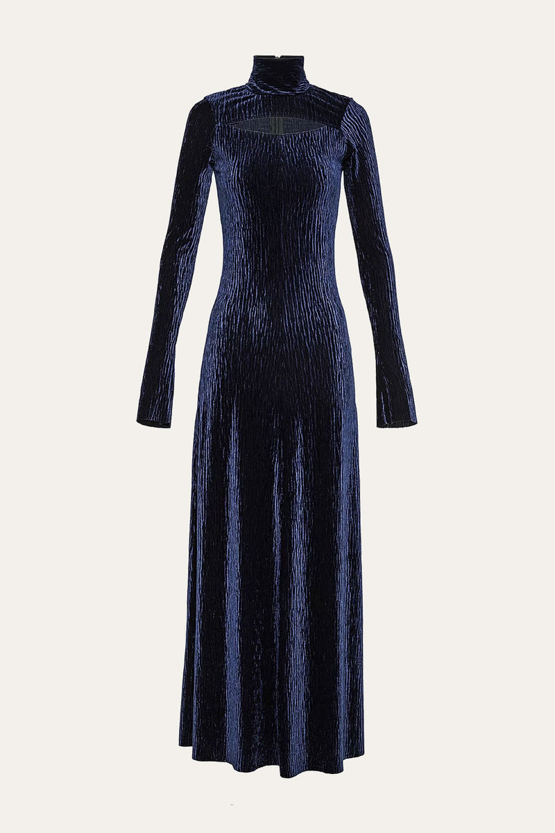 forte forte Crush Velvet Long Dress