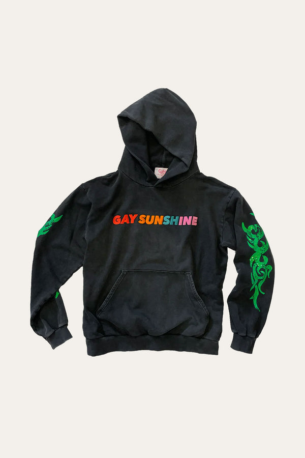 Gay Sunshine Oversized Multi Color Vintage Hoodie