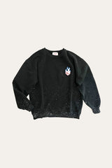 Gay Sunshine Paint Splatter Crew With Logo Patch