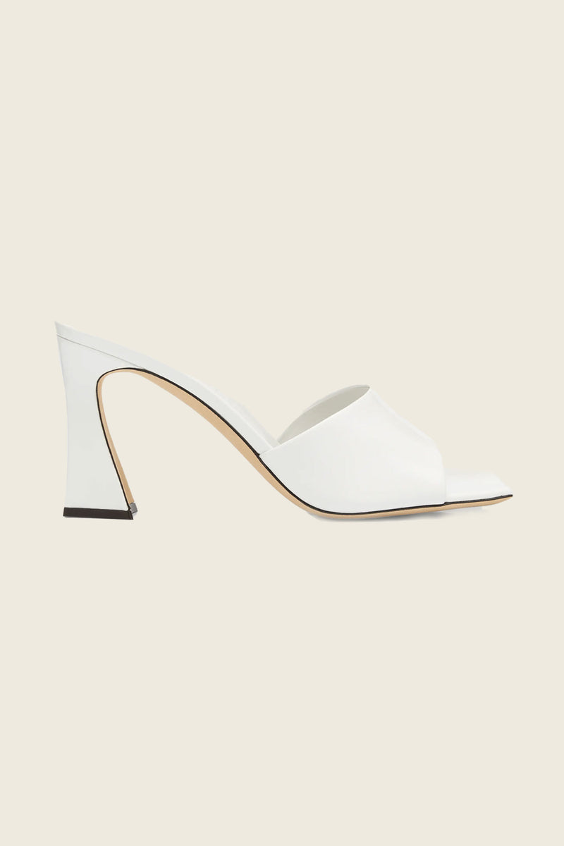 Giuseppe Zanotti Cantadora Bianco Heel Mules