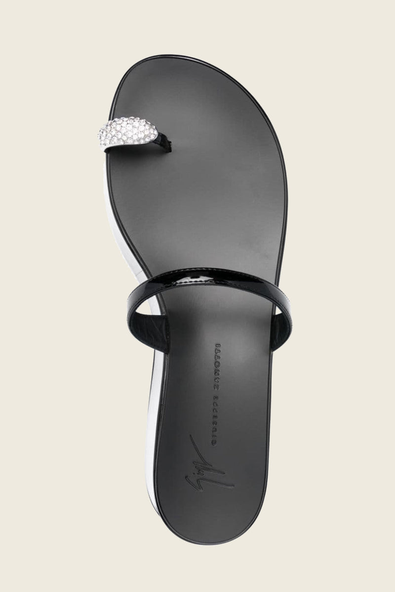 Giuseppe Zanotti Suola Platform Sandal With Crystal Toe