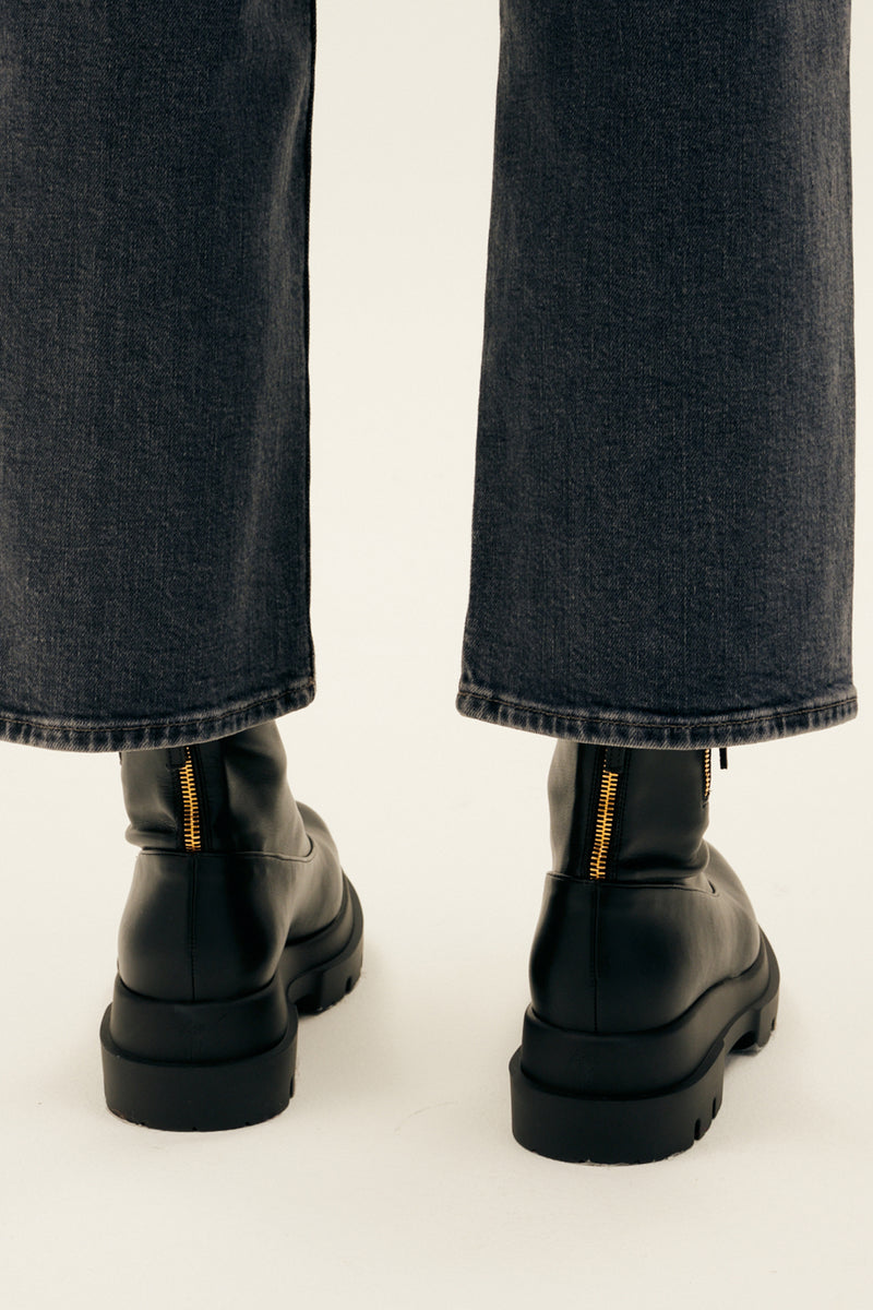 Vichingo Leather Lug-Sole Booties