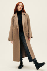 Borneo Coat in Beige Melange