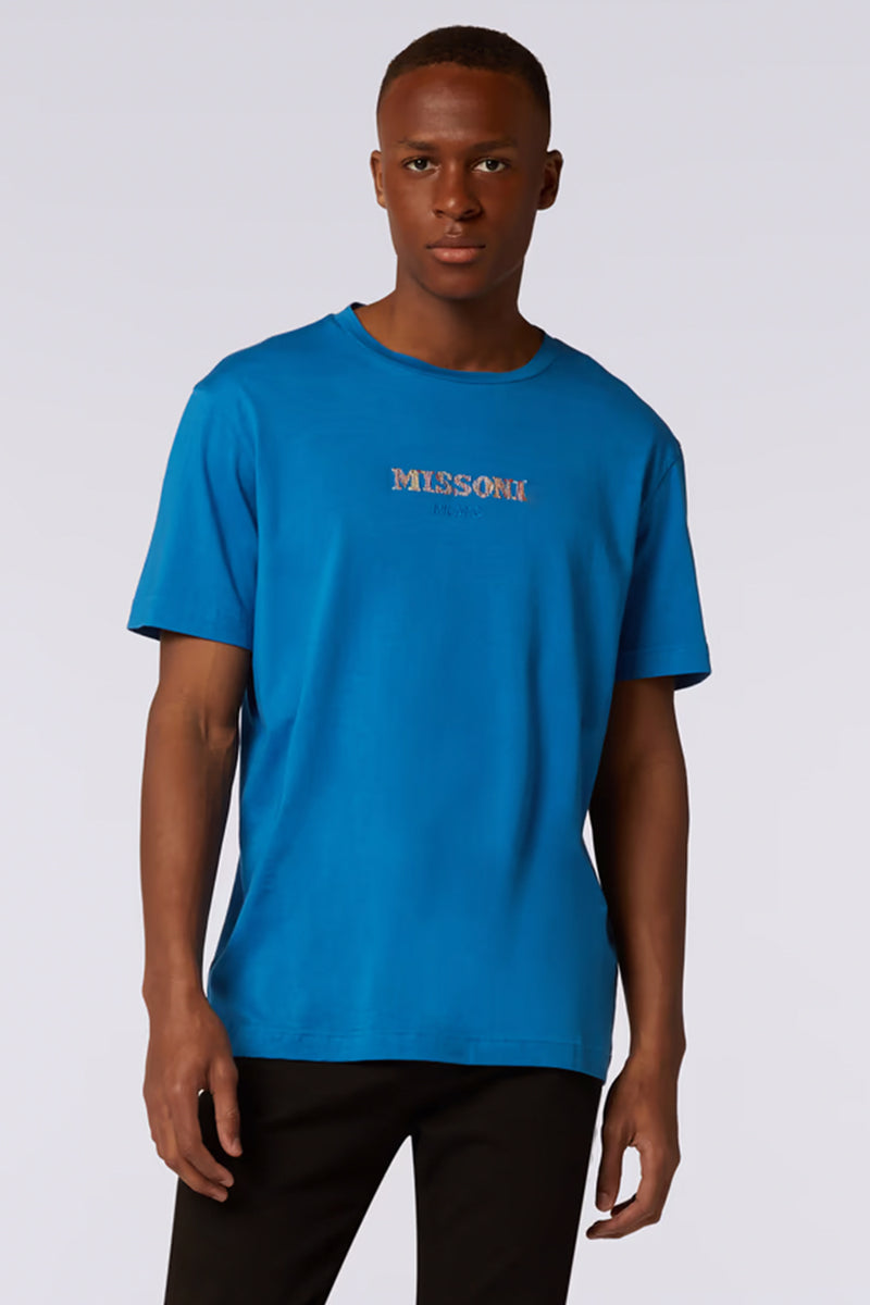 MISSONI Crew-neck Cotton T-shirt With Logo