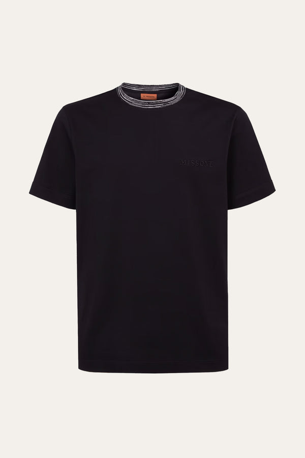 Crew-neck cotton T-shirt