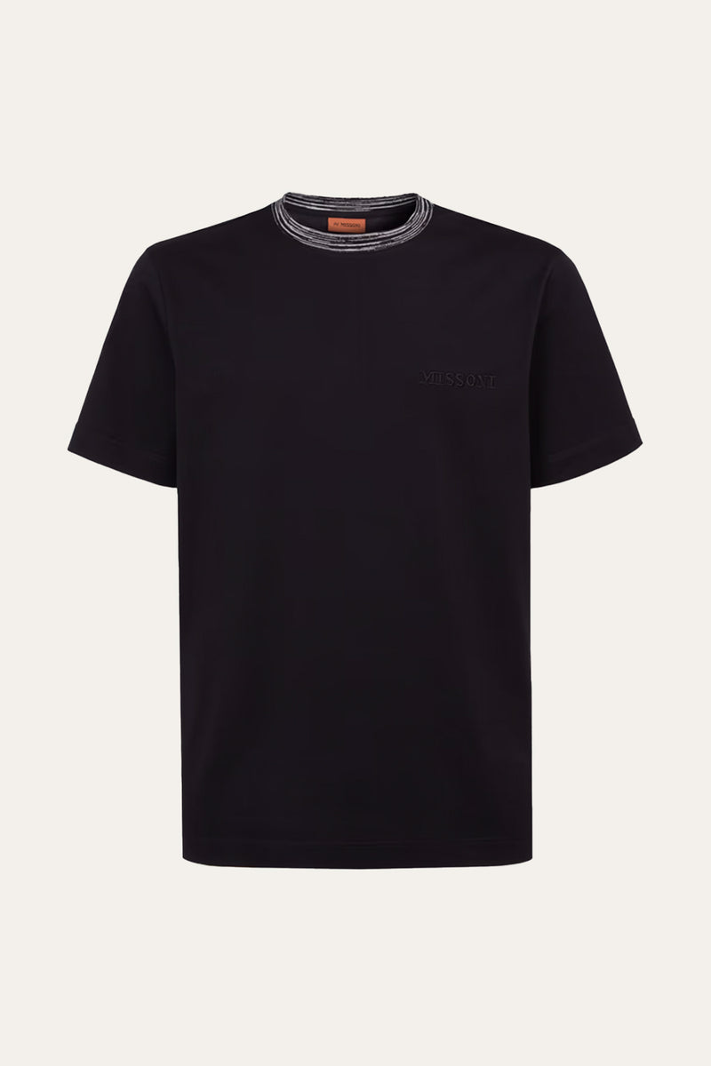 Crew-neck cotton T-shirt