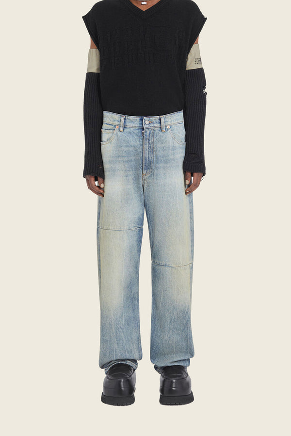 MM6 5 Pocket Pant Blue Sand