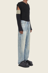 MM6 5 Pocket Pant Blue Sand