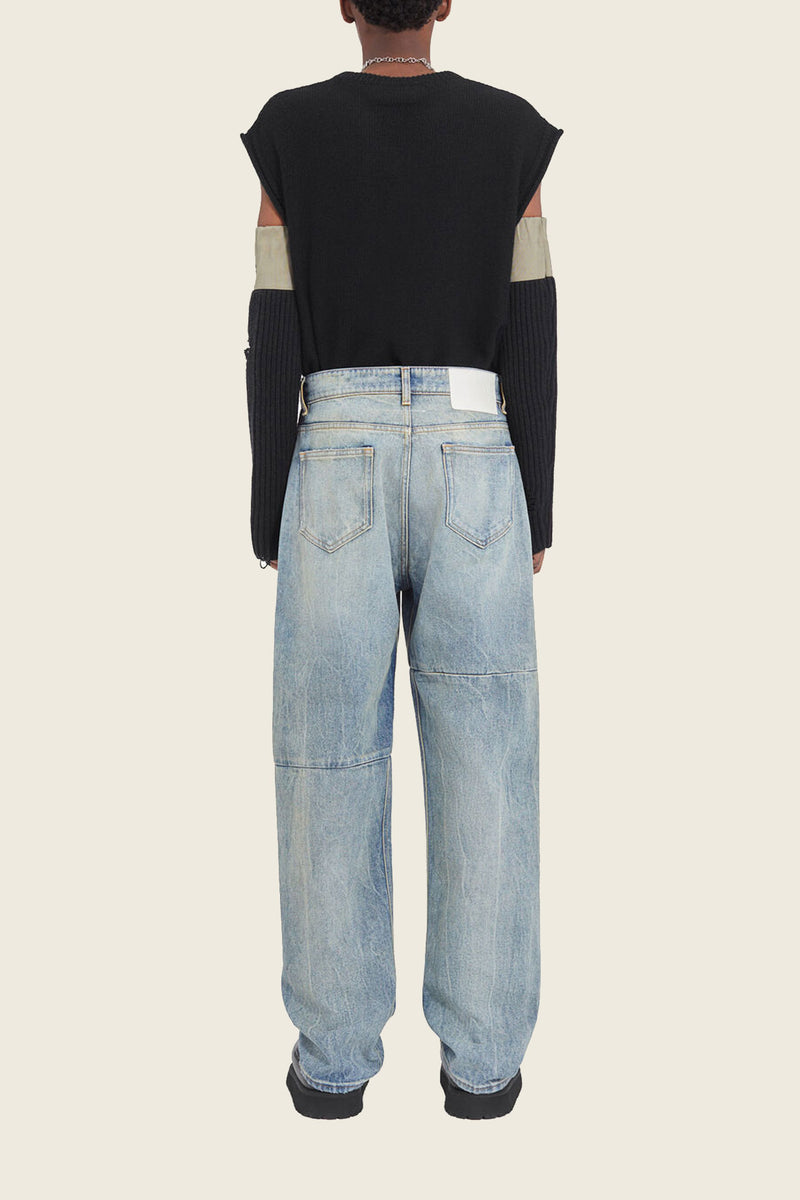 MM6 5 Pocket Pant Blue Sand