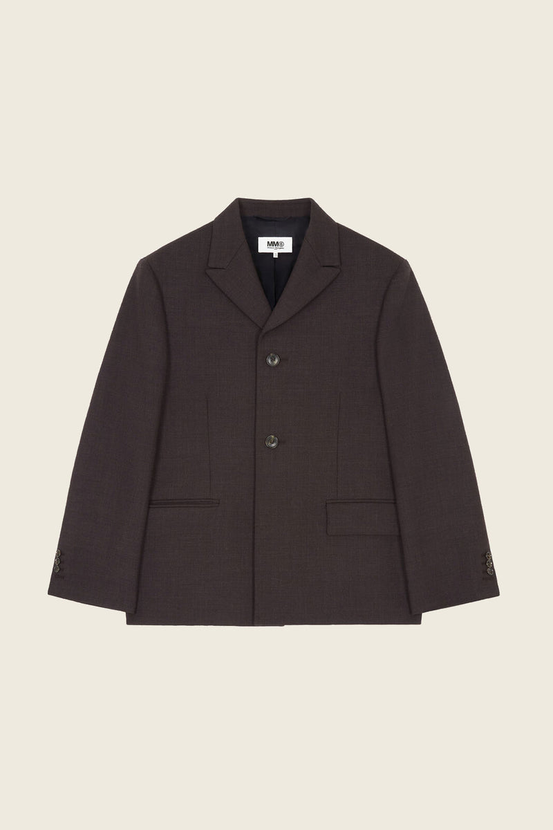 Chocolate Suit Brown Button Suit Jacket