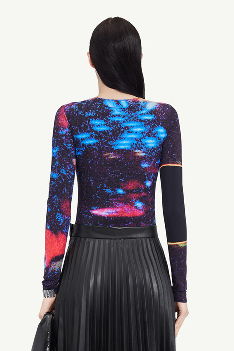 MM6 Long Sleeve Space Bodysuit